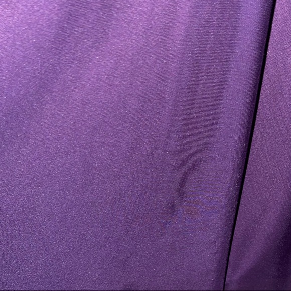 DB STUDIO - dark purple dress with sheer paneling. Perfect for occasions, sz 16 - Picture 14 of 15